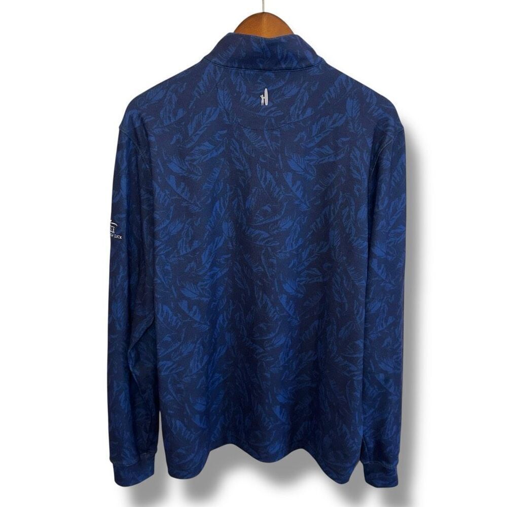 Johnnie-O Navy Blue 1/4 Zip Golf Sweater Men’s Sz M - Picture 7 of 8